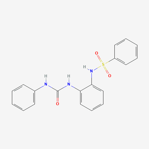 N-(2 (3 phenylureido)phenyl) benzenesulfonamide
